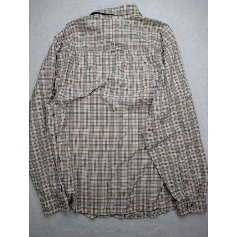 Columbia Titanium Vented Mens Plaid Button Up Shirt XL Brown Outdoor Fishing - Picture 7 of 7